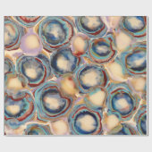 Oesters en Agates Wrapping Paper Cadeaupapier (Vlak)