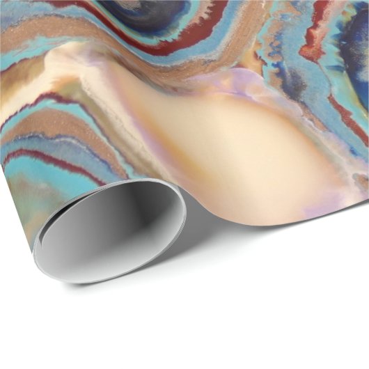 Oesters en Agates Wrapping Paper Cadeaupapier (Rol Hoek)