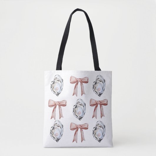 Oesters en bogen tote bag (Voorkant)