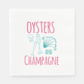 "Oesters en champagne" Servet (Voorkant)