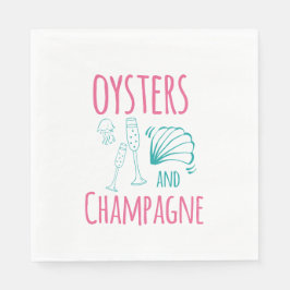 "Oesters en champagne" Servet