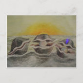 Oesters en parels briefkaart (Voorkant)