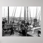 Oesters lossen poster (Voorkant)