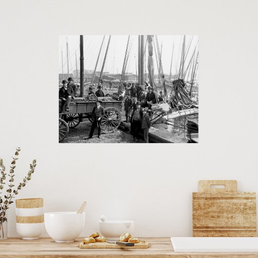 Oesters lossen poster (Keuken)