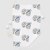 Oesters Met Blauwe Strik Golfhanddoek (Insitu)