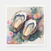 Oesters met bloemen Fine Art Servet (Voorkant)