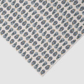 Oesters op halfdop tissuepapier (Detail)