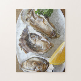Oesters op ijs legpuzzel