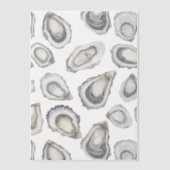 Oesters Overlay Ocean Beach Nautische bruiloft Vellum Uitnodigingen (Voorkant)