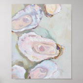 Oesters Schilderen Muur Print Pastel (Voorkant)