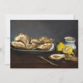 Oesters van Edouard Manet Bedankkaart (Voorkant)