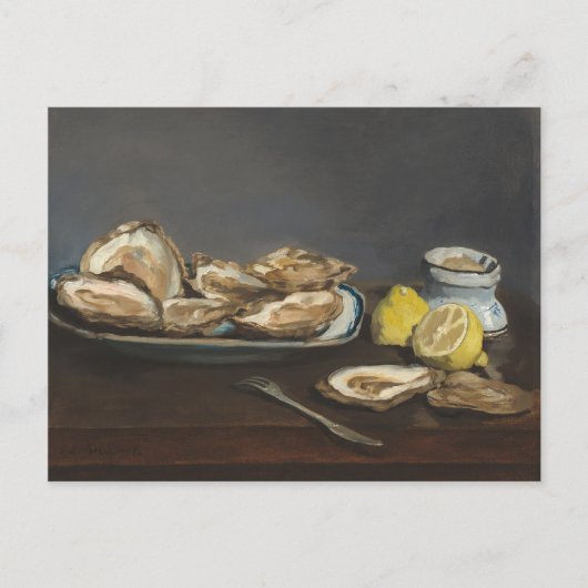 Oesters van Édouard Manet Briefkaart (Voorkant)