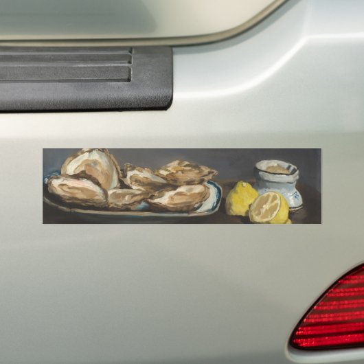 Oesters (van Edouard Manet) Bumpersticker (Op auto)
