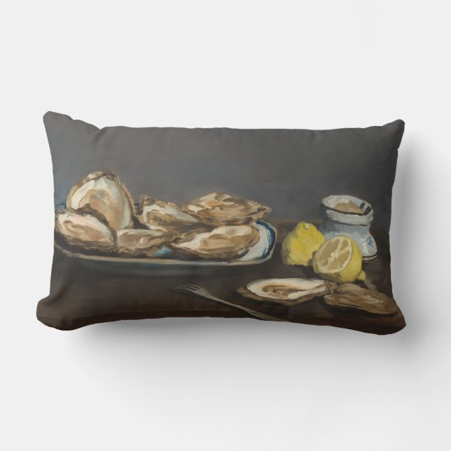 Oesters (van Edouard Manet) Kussen (Voorkant)