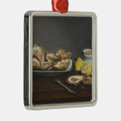 Oesters (van Edouard Manet) Metalen Ornament (Rechts)