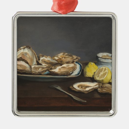 Oesters (van Edouard Manet) Metalen Ornament (Voorkant)