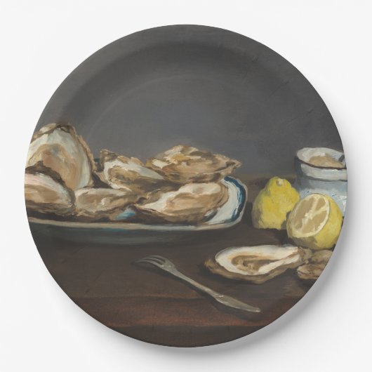 Oesters (van Edouard Manet) Papieren Bordje (Voorkant)