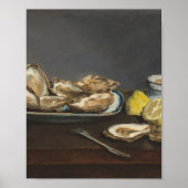 Oesters van Édouard Manet Poster (Voorkant)