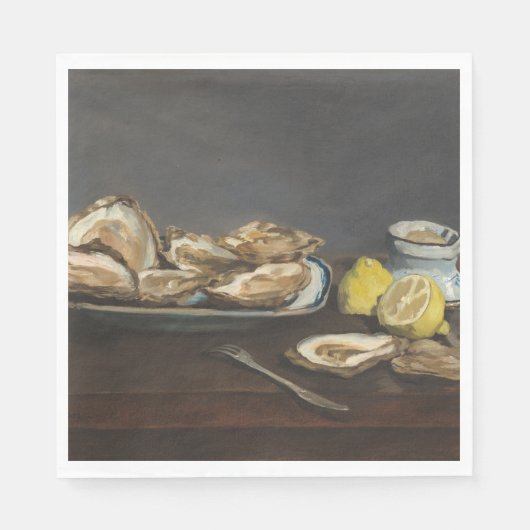 Oesters (van Edouard Manet) Servet (Voorkant)