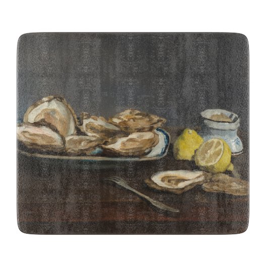 Oesters (van Edouard Manet) Snijplank (Voorkant)