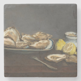 Oesters (van Edouard Manet) Stenen Onderzetter