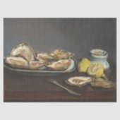 Oesters (van Edouard Manet) Tissuepapier (Voorkant)