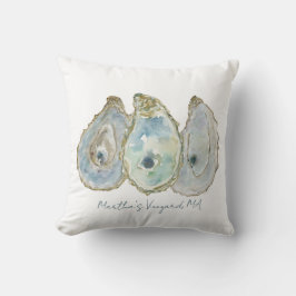 oesters van Waterverf aan de kust Kussen