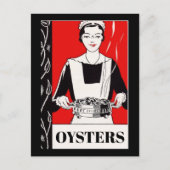 Oesters, voeg tekst toe briefkaart (Voorkant)