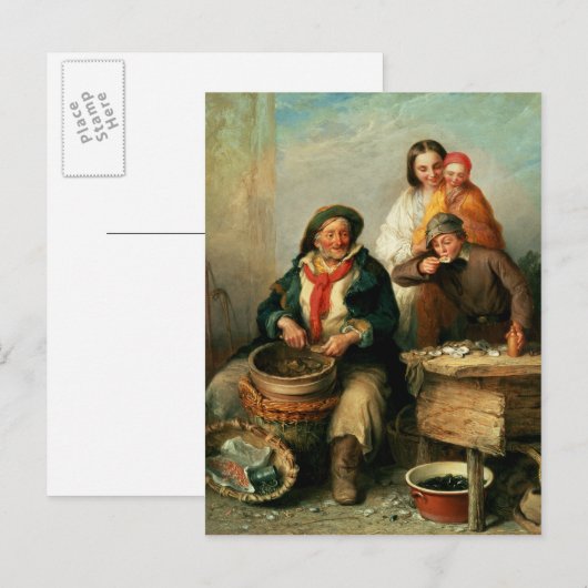 Oesters, Young Sir? Briefkaart (Voorkant / Achterkant)