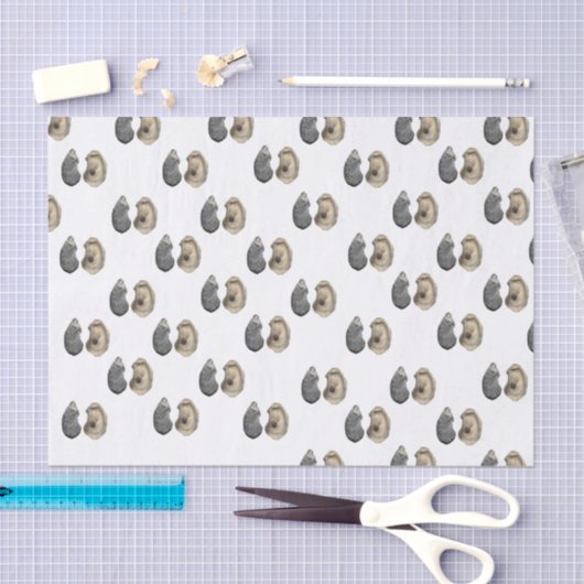 Oesterschaal tissuepapier (Craft)