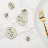 Oesterschelpen Bruiloft Confetti (Groep)