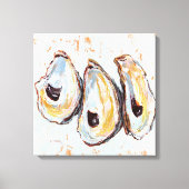 Oesterschelpen Canvas Afdruk (Voorkant)