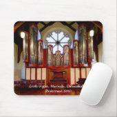 Oestroyed pipe organ, Merivale, Christchurch Muismat (Met muis)