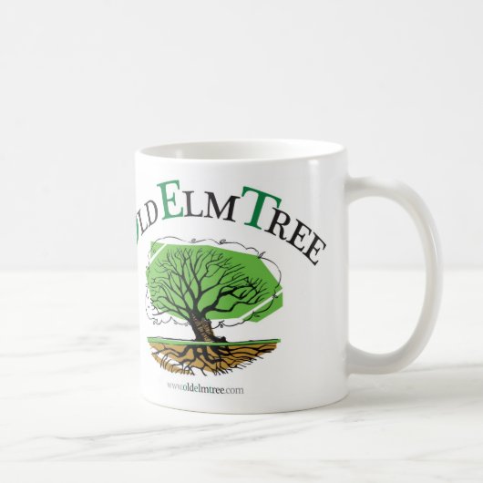 OET-Mok met onderste URL Koffiemok (Rechts)