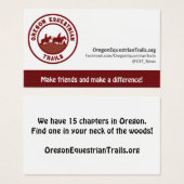 OET-Visitekaartje Visitekaartje (Voorkant /achterkant)