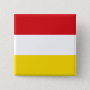 Oeteldonk, Nederland Vierkante Button 5,1 Cm