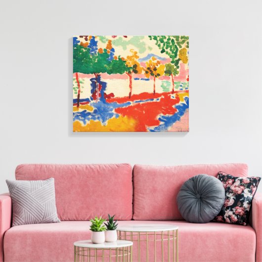 Oever | Andre Derain | Canvas Afdruk (Insitu (Woonkamer))