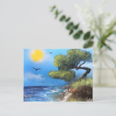 oever gebogen briefkaart (Staand voorkant)