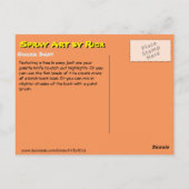 oever gebogen briefkaart (Achterkant)