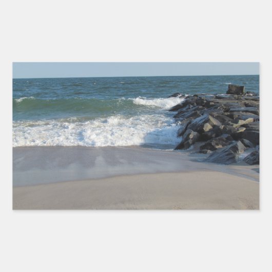 Oever Rechthoekige Sticker (Voorkant)