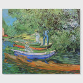 Oever van de Oise bij Auvers van Vincent van Gogh Cadeaupapier (Vlak)