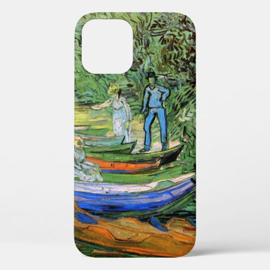 Oever van de Oise bij Auvers van Vincent van Gogh Case-Mate iPhone Case (Achterkant)