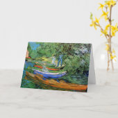 Oever van de Oise bij Auvers van Vincent van Gogh Kaart (Gele Bloem)