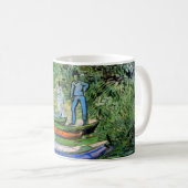 Oever van de Oise bij Auvers van Vincent van Gogh Koffiemok (Voorkant rechts)