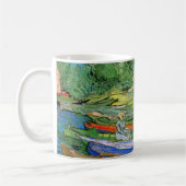 Oever van de Oise bij Auvers van Vincent van Gogh Koffiemok (Links)