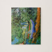 Oever van de Oise bij Auvers van Vincent van Gogh Legpuzzel (Verticaal)