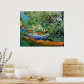 Oever van de Oise bij Auvers van Vincent van Gogh Poster (Keuken)