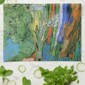 Oever van de Oise bij Auvers van Vincent van Gogh Theedoek (Gevouwen)