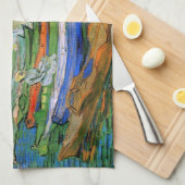 Oever van de Oise bij Auvers van Vincent van Gogh Theedoek (Quarter Fold)