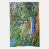 Oever van de Oise bij Auvers van Vincent van Gogh Theedoek (Verticaal)